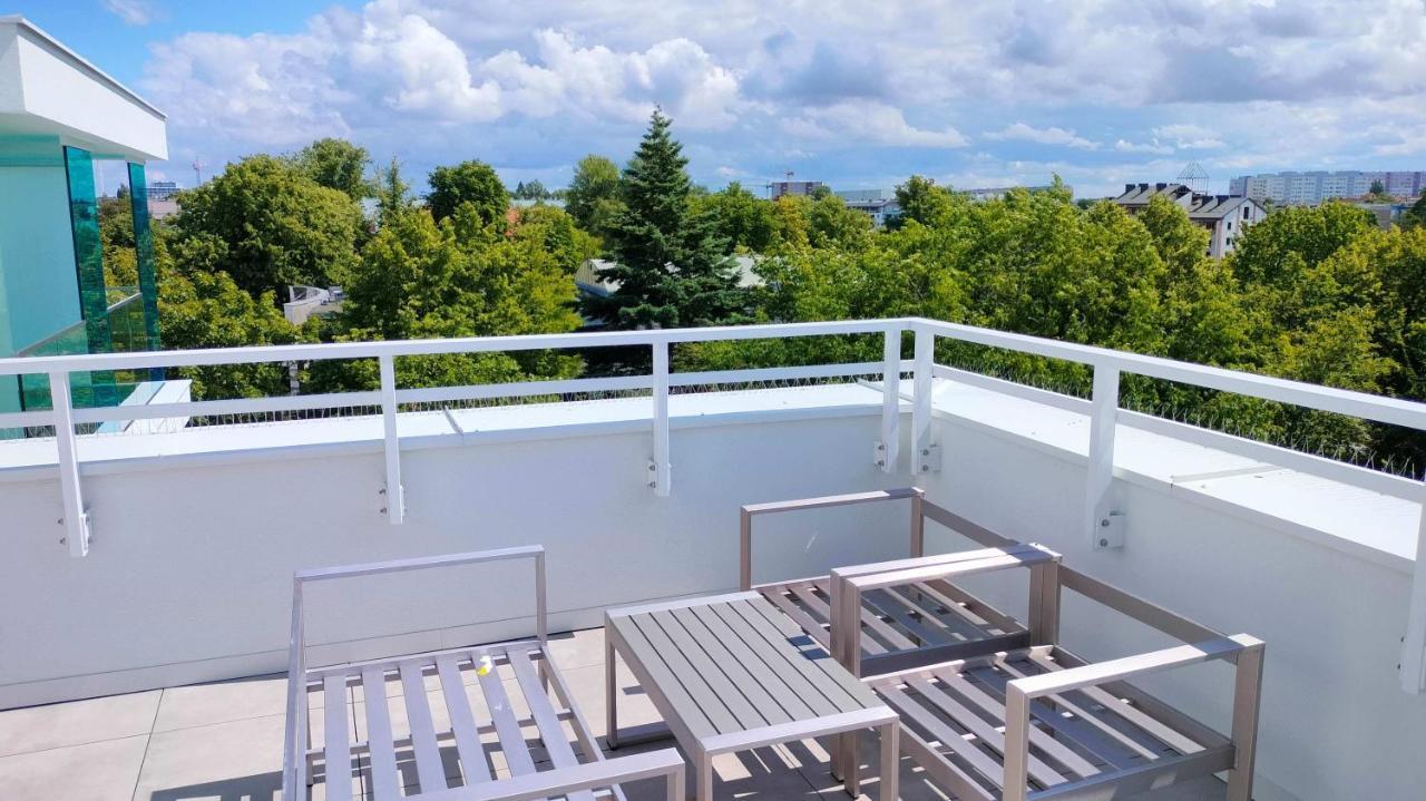 Cicha Przystan Apartamenty Whiteblue Sauna&Fitness&Parking Kolobrzeg Dış mekan fotoğraf